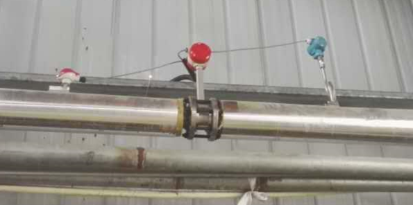 米科渦街流量計用于現場蒸汽測量 燁立工控渦街流量計用于現場蒸汽測量